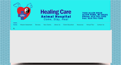 Desktop Screenshot of healingcareanimalhospital.com